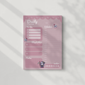 5x7 Spring Grimmie Schedule Notepad