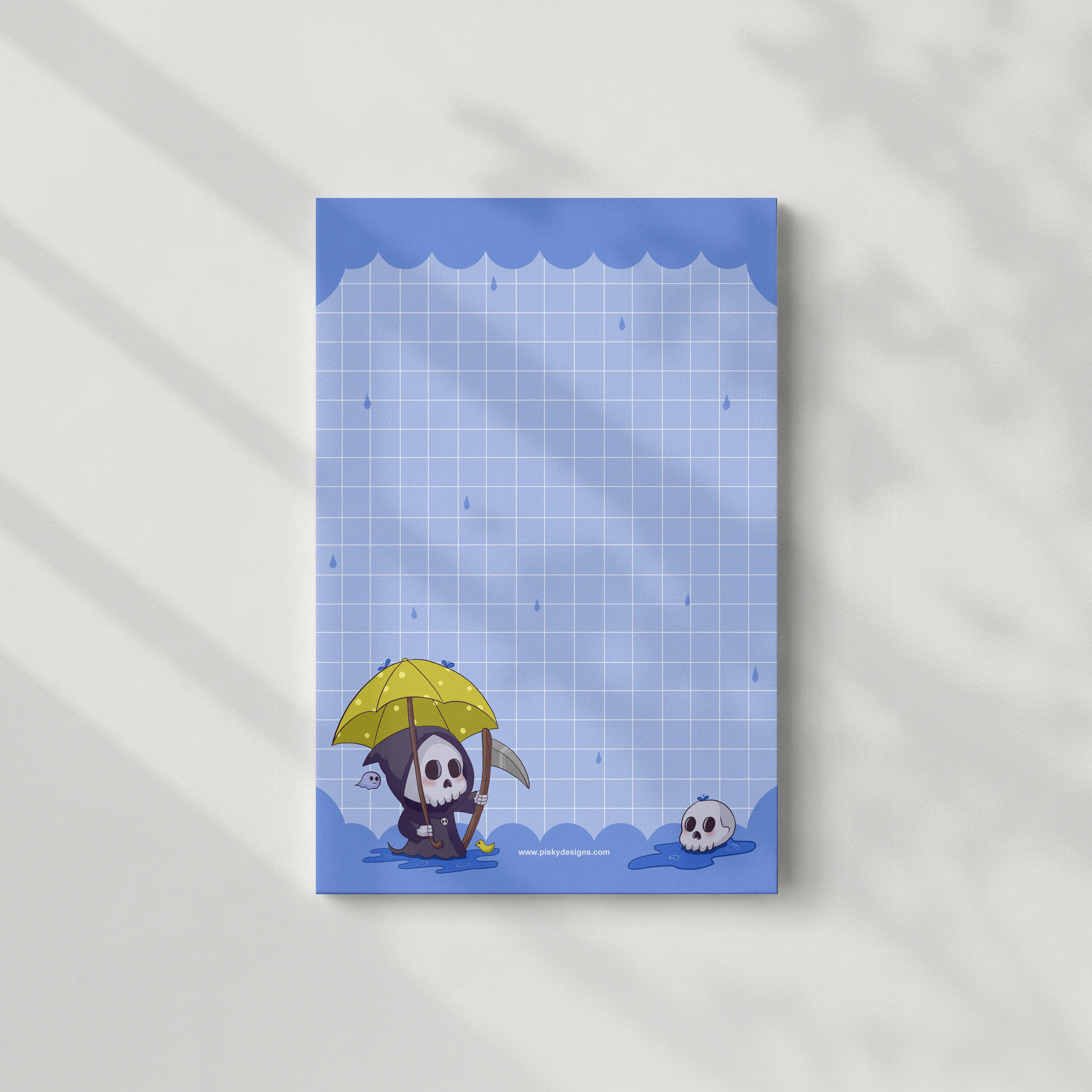 4x6 Spring Rainy Day Grimmie Notepad