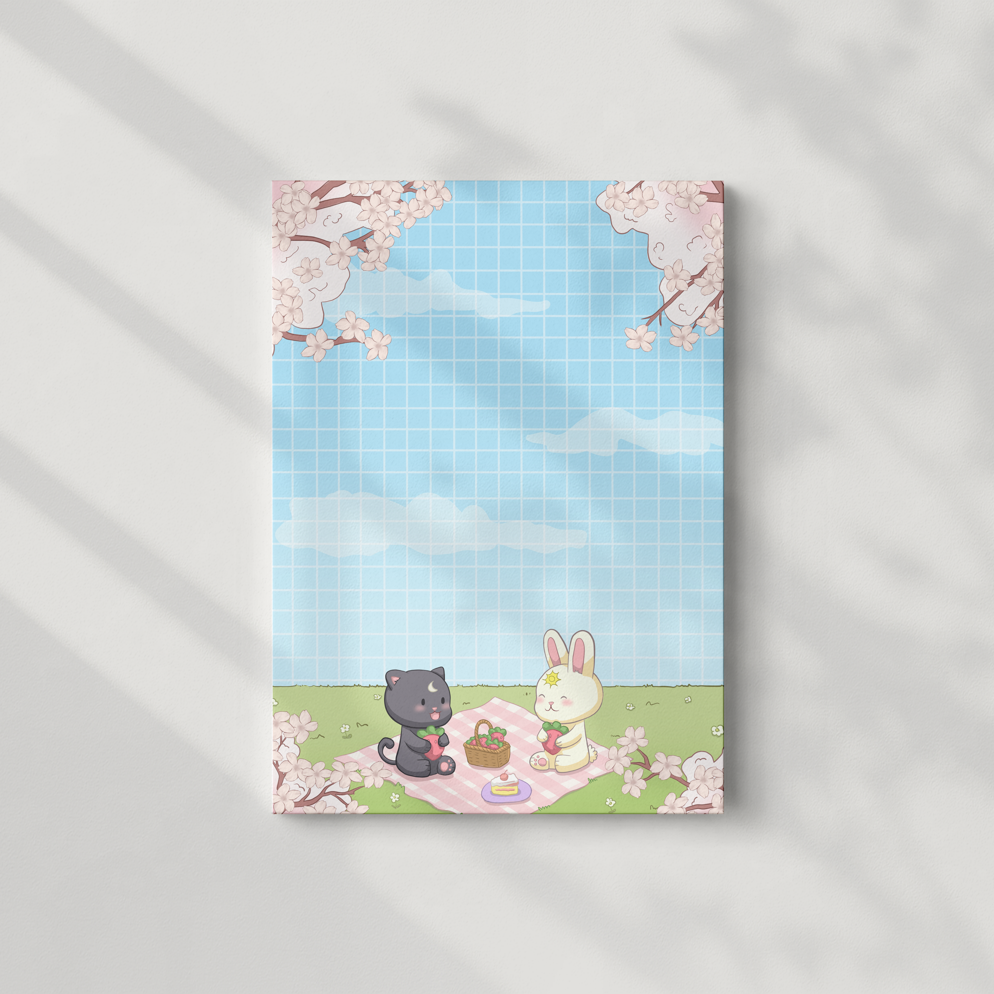 5x7 Spring Luna x Lumia Cherry Blossom Notepad